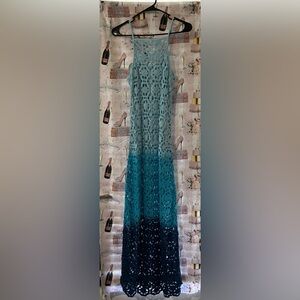 Elegant Ombré Crochet Coverup